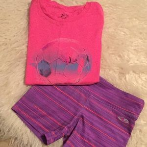 Girls volleyball athletic outfit